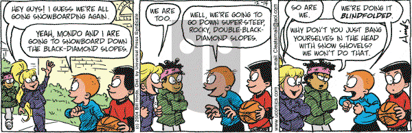 Cleats - Tuesday December 14, 2004 Comic Strip