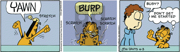 Garfield on Monday June 3, 2002 Comic Strip
