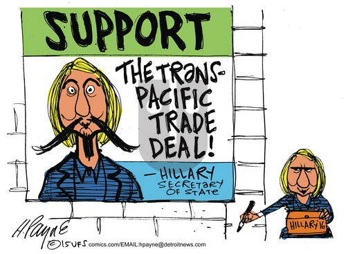 Henry Payne on Sunday October 11, 2015 Comic Strip