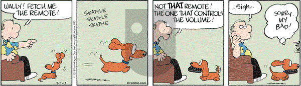 Drabble on Thursday February 7, 2013 Comic Strip
