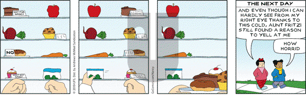 Nancy on Monday November 25, 2019 Comic Strip