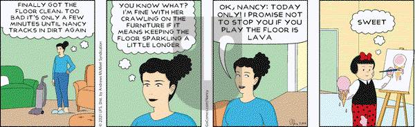 Nancy on Wednesday February 24, 2021 Comic Strip