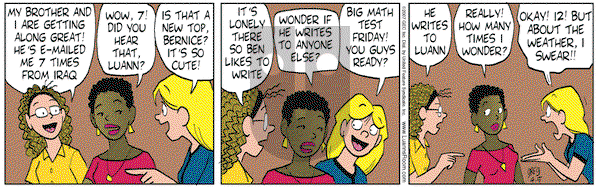 Luann on Thursday April 5, 2007 Comic Strip