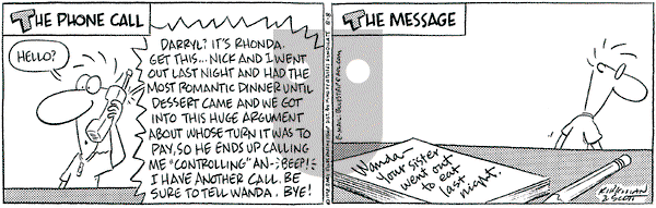 Baby Blues on Saturday August 8, 1998 Comic Strip
