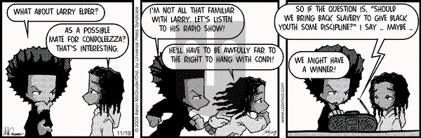 The Boondocks on Wednesday June 22, 2011 Comic Strip