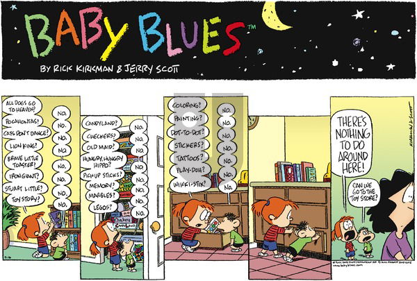 Baby Blues on Sunday September 16, 2001 Comic Strip