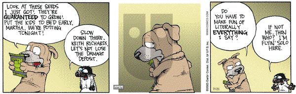 Get Fuzzy on Thursday July 28, 2005 Comic Strip