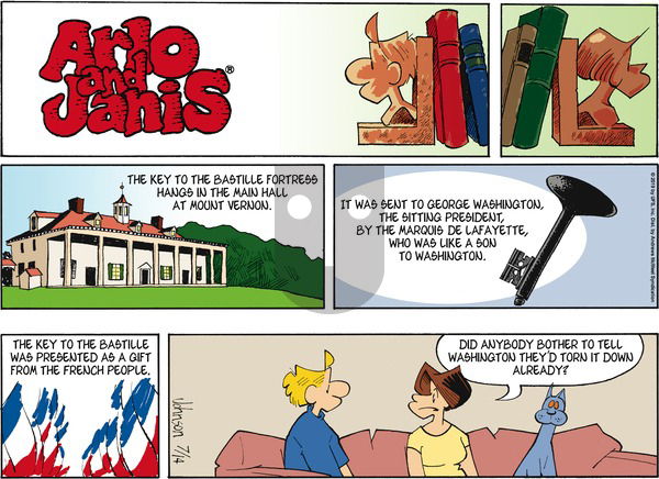 Arlo and Janis on Sunday July 14, 2019 Comic Strip