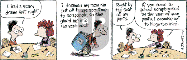 Cul de Sac - Thursday April 11, 2024 Comic Strip