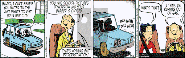 Baldo on Monday November 27, 2006 Comic Strip