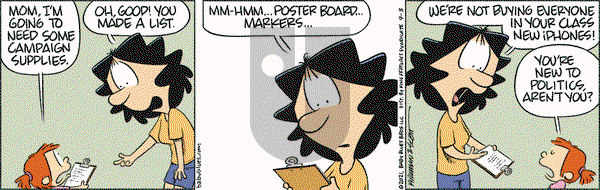 Baby Blues on Friday September 3, 2021 Comic Strip