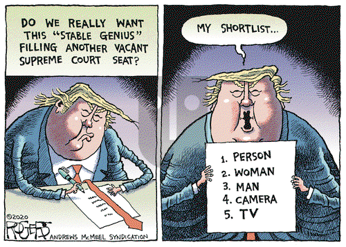 Rob Rogers on Tuesday September 22, 2020 Comic Strip