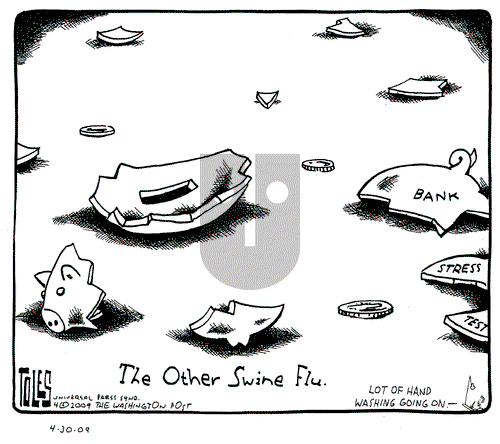 Tom Toles on Thursday April 30, 2009 Comic Strip
