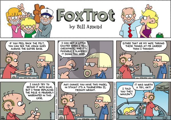 FoxTrot on Sunday July 28, 2013 Comic Strip