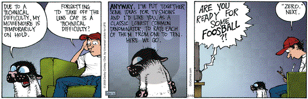 Get Fuzzy on Saturday February 15, 2014 Comic Strip