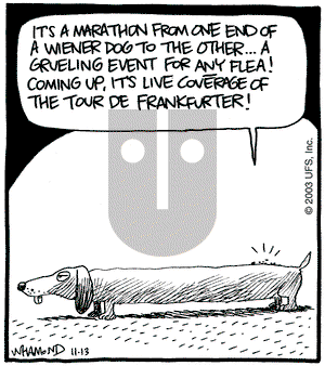 Reality Check on Thursday November 13, 2003 Comic Strip