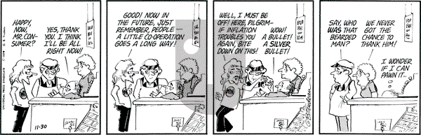 Doonesbury on Saturday November 30, 1974 Comic Strip