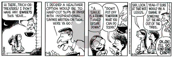 Grand Avenue on Tuesday October 31, 2000 Comic Strip