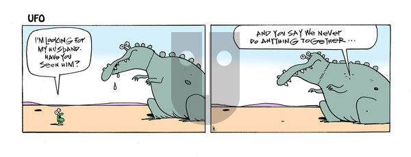 UFO on Friday February 14, 2025 Comic Strip