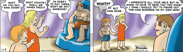 Alley Oop on Friday November 5, 2010 Comic Strip