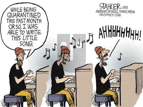 Jeff Stahler on Tuesday April 21, 2020 Comic Strip