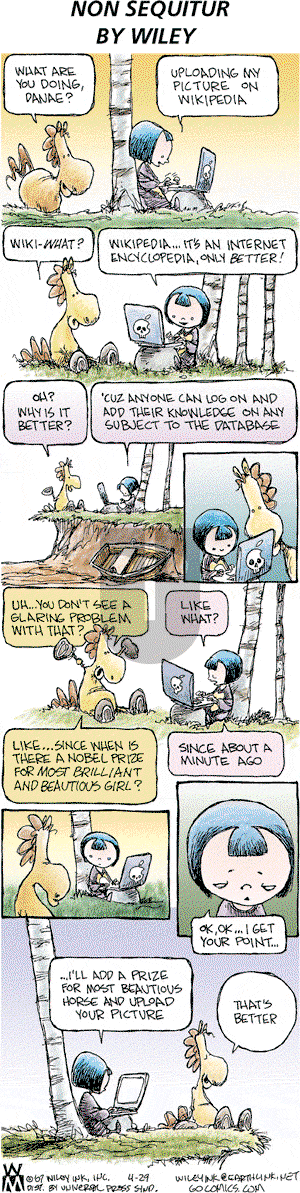 Non Sequitur on Sunday April 29, 2007 Comic Strip