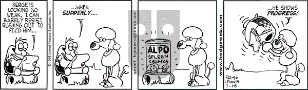 Over the Hedge on Wednesday July 15, 1998 Comic Strip