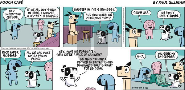 Pooch Cafe - Sunday January 12, 2025 Comic Strip