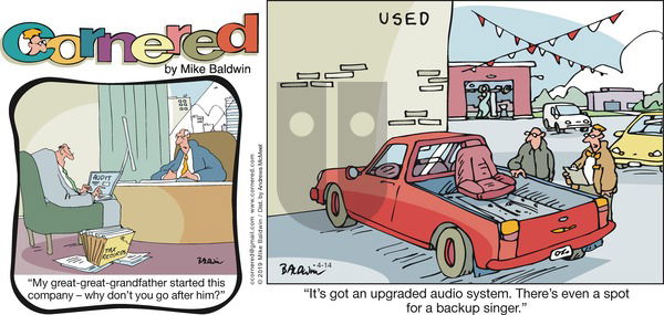 Cornered - Sunday April 14, 2019 Comic Strip