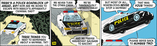Rip Haywire on Monday April 18, 2016 Comic Strip