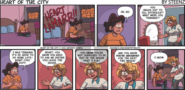 Heart of the City on Sunday April 28, 2024 Comic Strip