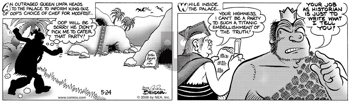Alley Oop - Wednesday May 24, 2006 Comic Strip