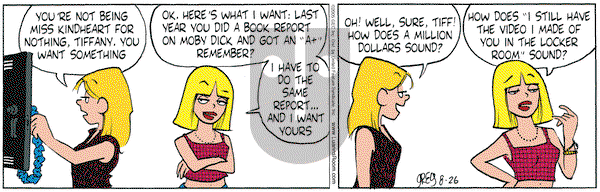Luann on Friday August 26, 2005 Comic Strip