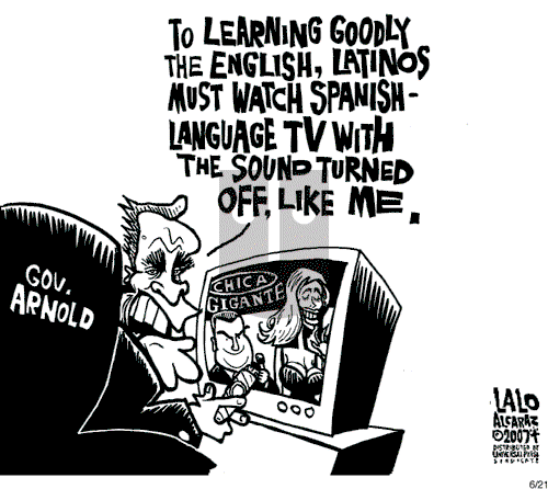 Lalo Alcaraz on Thursday June 21, 2007 Comic Strip