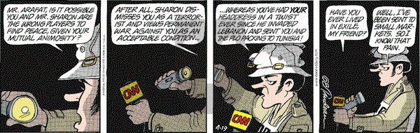 Doonesbury on Friday April 19, 2002 Comic Strip