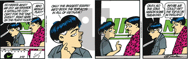 Doonesbury on Wednesday March 3, 1999 Comic Strip