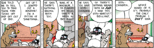 Get Fuzzy on Saturday October 22, 2011 Comic Strip