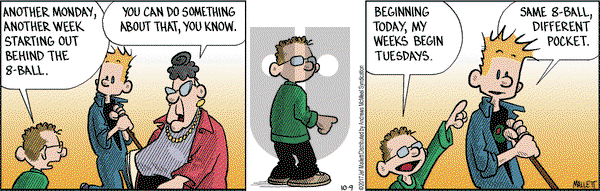 Frazz on Monday October 9, 2017 Comic Strip