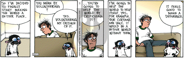 Get Fuzzy on Wednesday March 3, 2010 Comic Strip