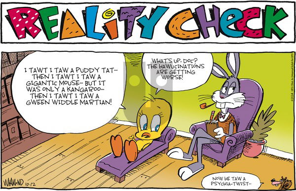 Reality Check on Sunday October 12, 2014 Comic Strip