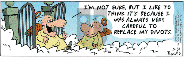 Frank and Ernest on Saturday May 31, 2003 Comic Strip