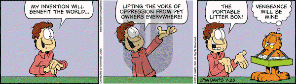 Garfield on Tuesday July 23, 2013 Comic Strip