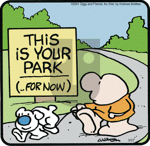 Ziggy on Saturday March 27, 2021 Comic Strip