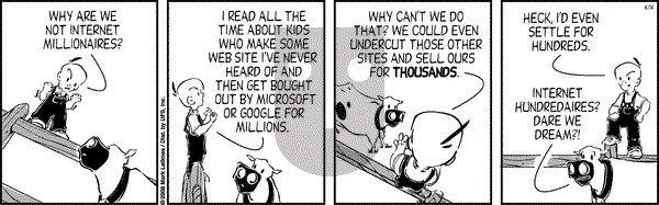 Cow and Boy Classics on Monday April 14, 2008 Comic Strip