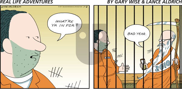Real Life Adventures on Wednesday January 1, 2025 Comic Strip