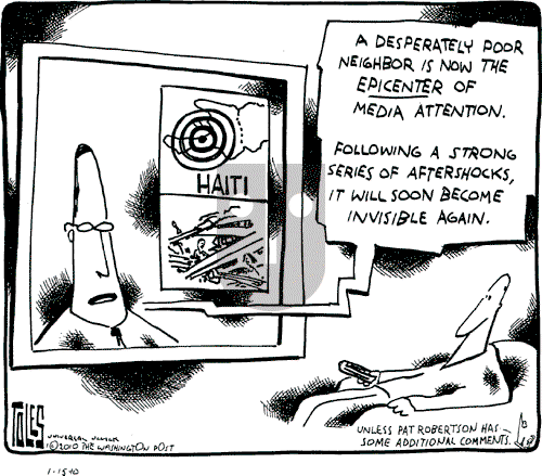 Tom Toles - Friday January 15, 2010 Comic Strip