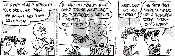 Heart of the City on Thursday October 27, 2016 Comic Strip