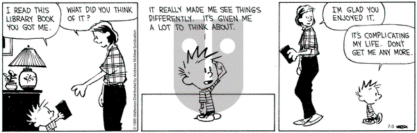 Calvin and Hobbes on 2025-07-03 Comic Strip