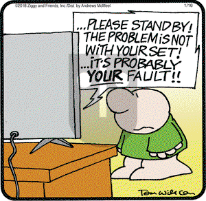 Ziggy on Tuesday January 16, 2018 Comic Strip