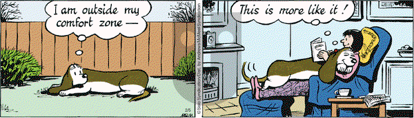 Fred Basset on Monday February 5, 2018 Comic Strip